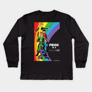 PRIDE is a SPECTRUM Kids Long Sleeve T-Shirt